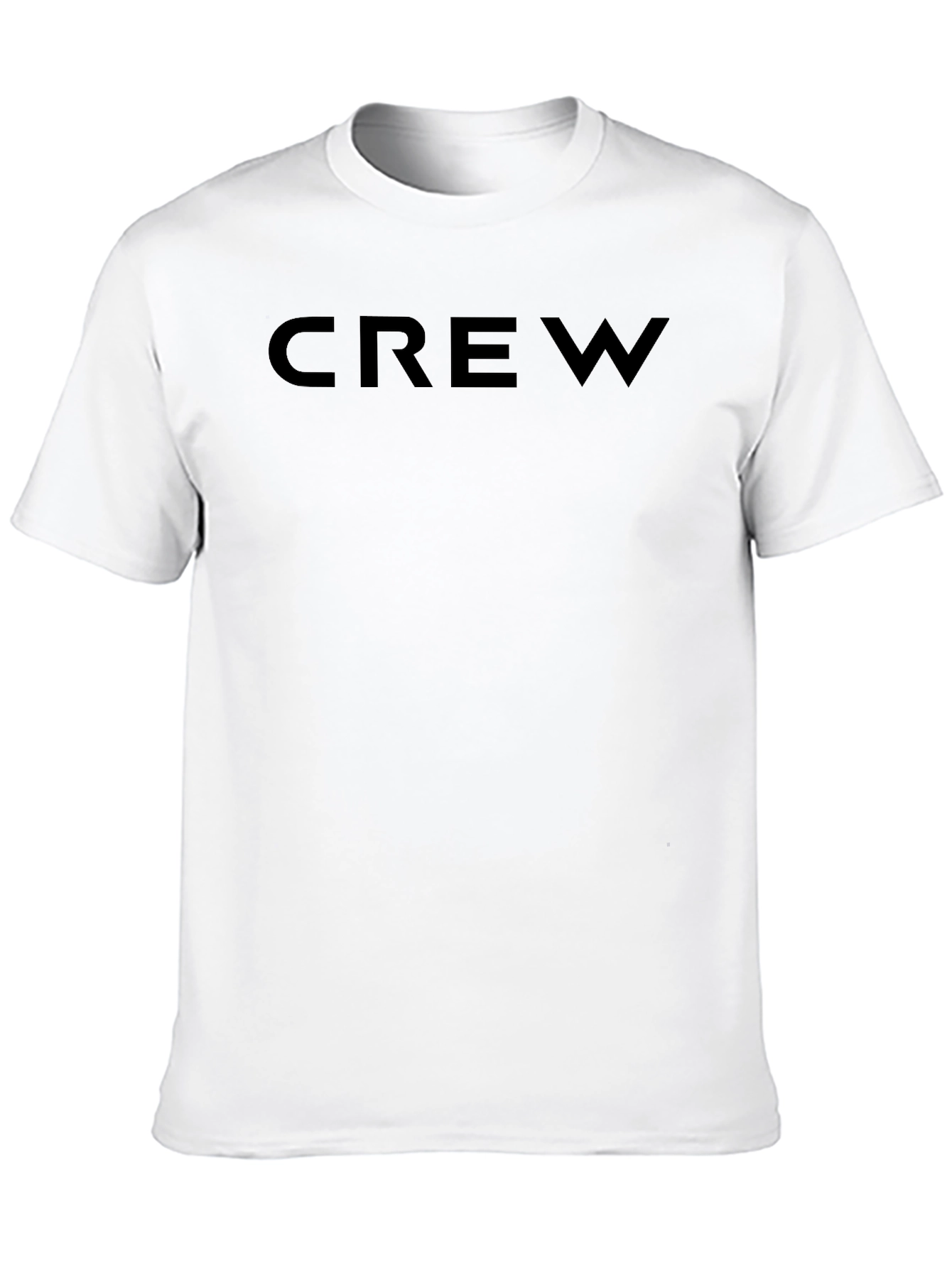Crew Neck Black T-Shirt