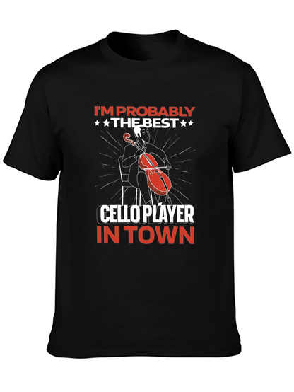 Best Cello Player T-Shirt: Music Lover Gift