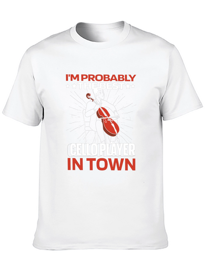 Best Cello Player T-Shirt: Music Lover Gift