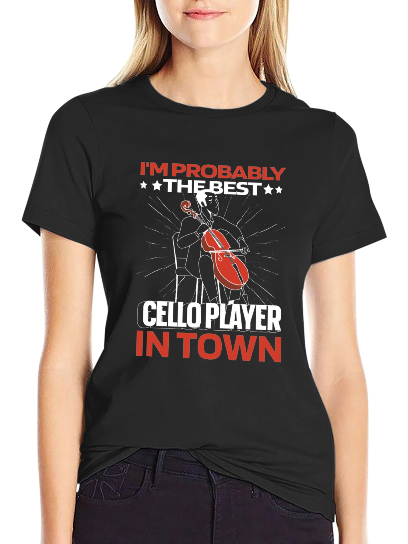 Best Cello Player T-Shirt: Music Lover Gift