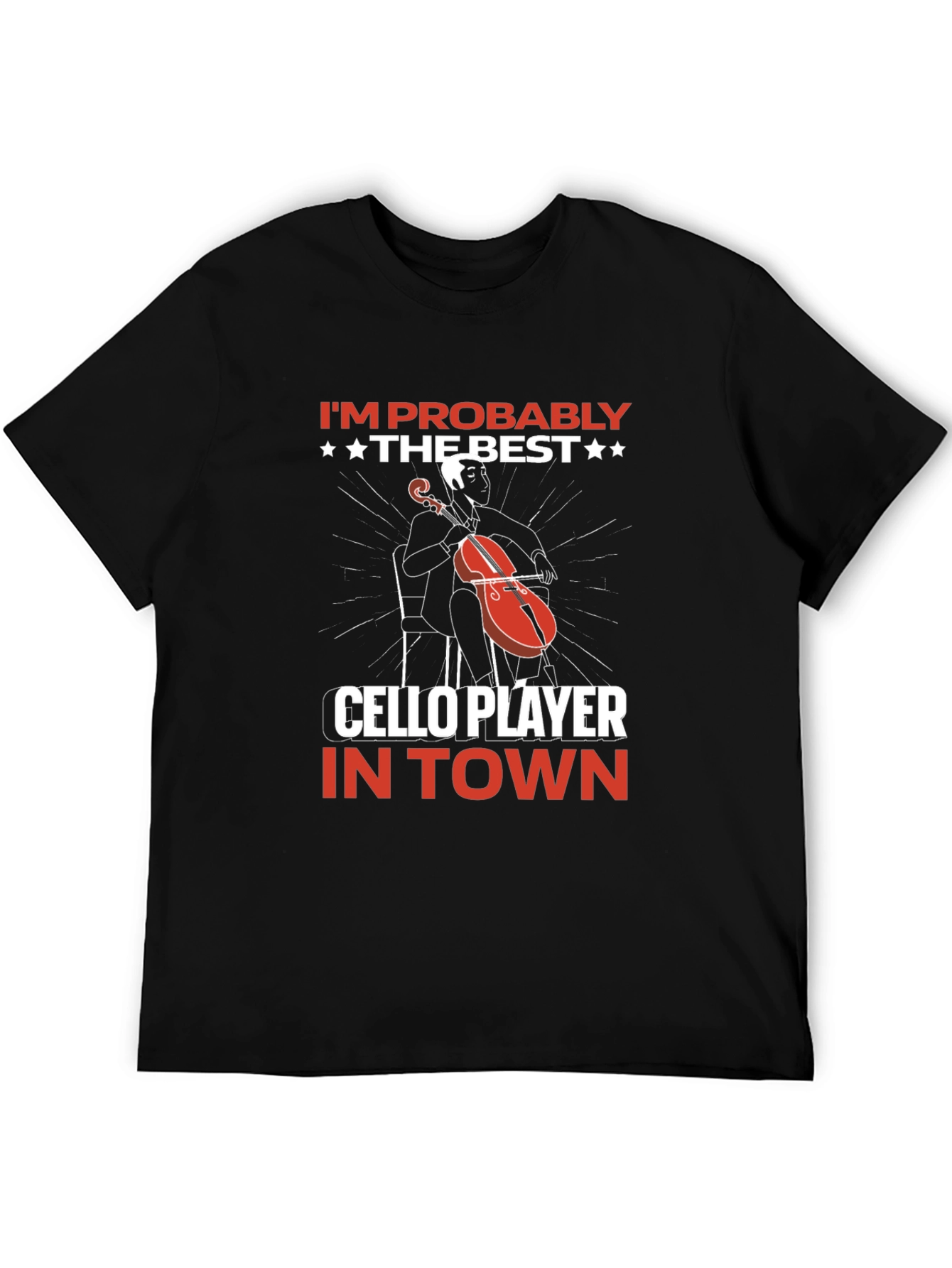 Best Cello Player T-Shirt: Music Lover Gift