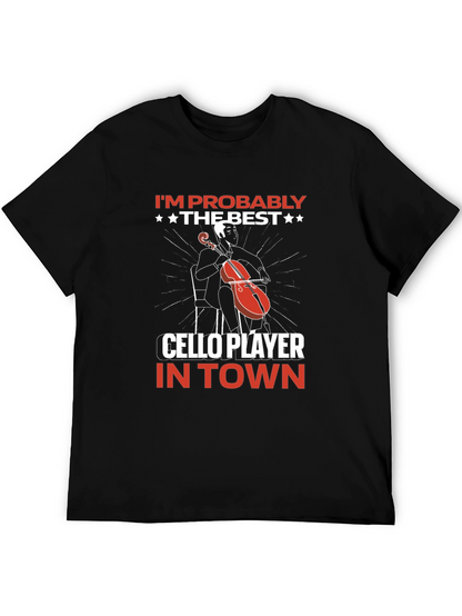 Best Cello Player T-Shirt: Music Lover Gift