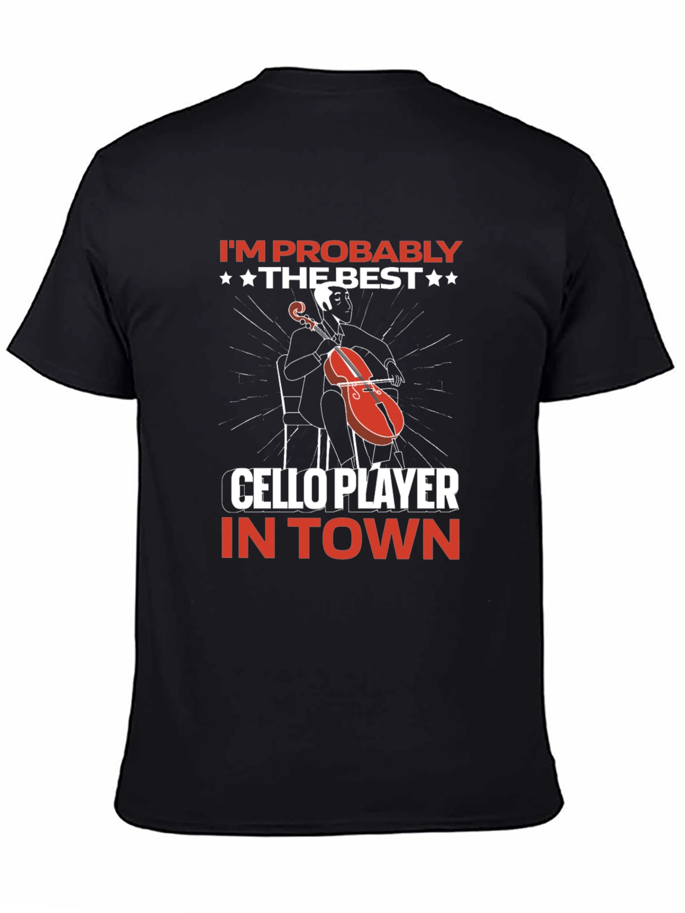Best Cello Player T-Shirt: Music Lover Gift