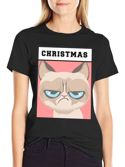 Grumpy Cat Christmas T-Shirt - Holiday Humor