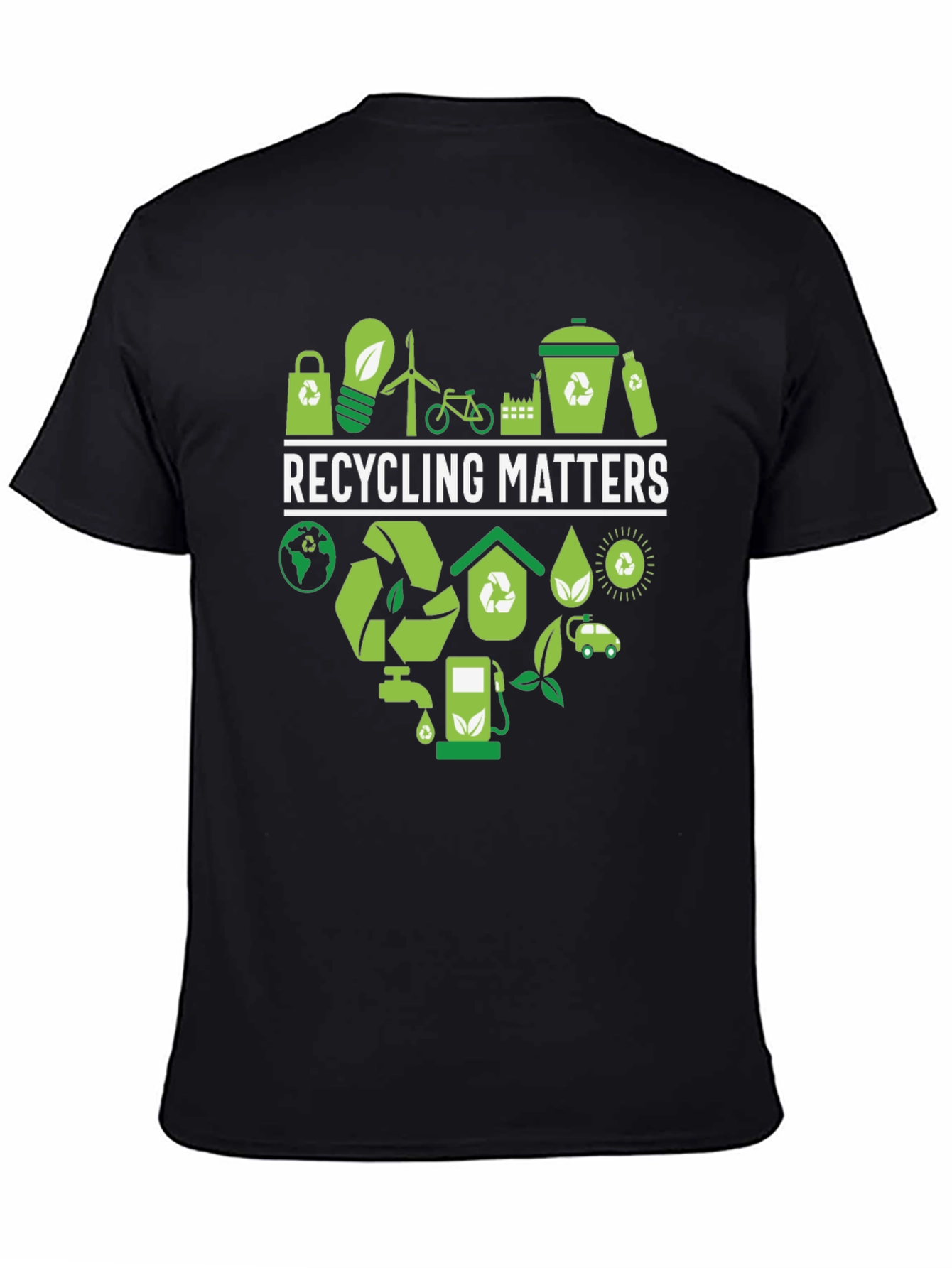 Recycling Matters Graphic Tee - Eco-Friendly Design