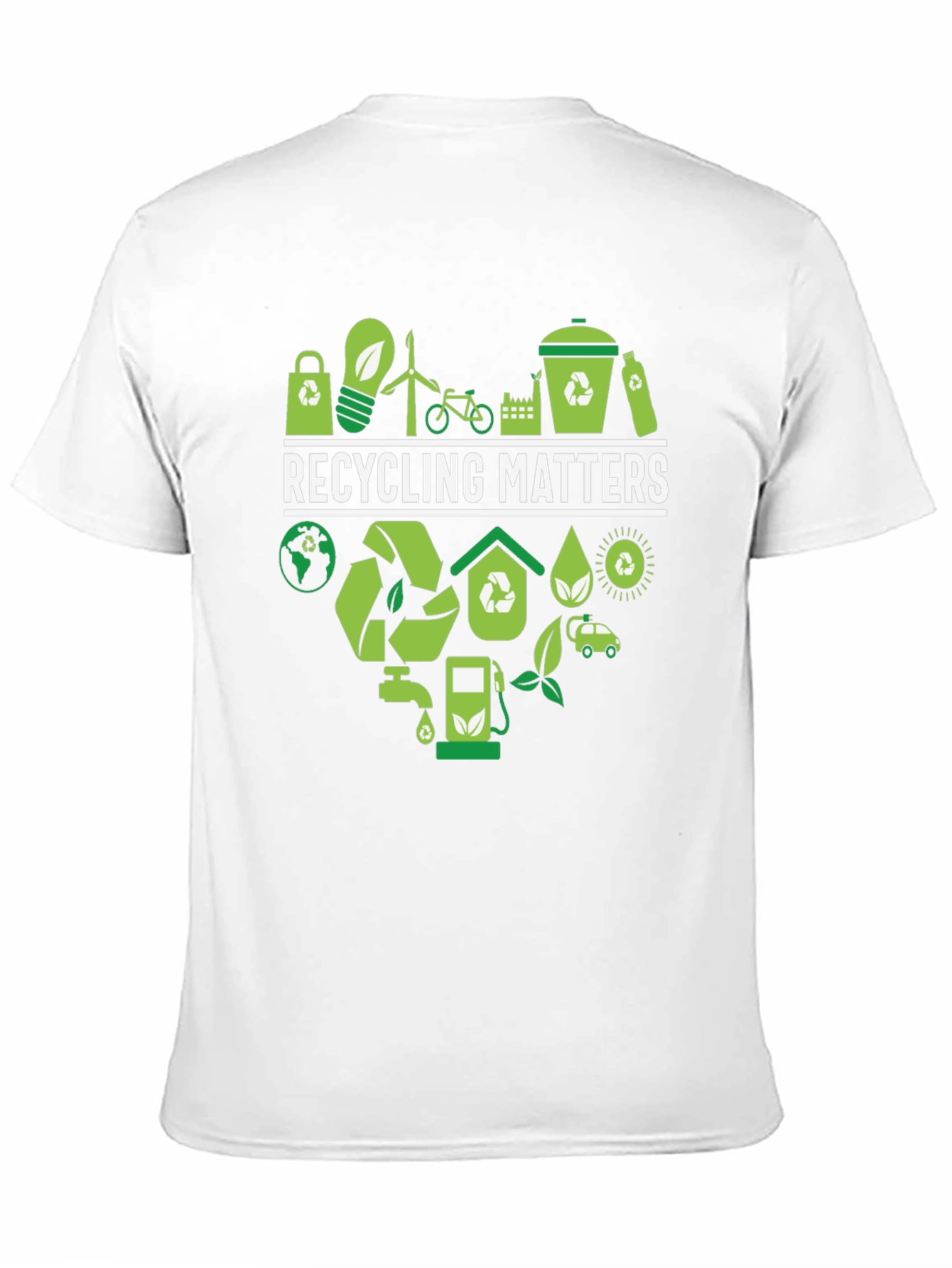 Recycling Matters Graphic Tee - Eco-Friendly Design