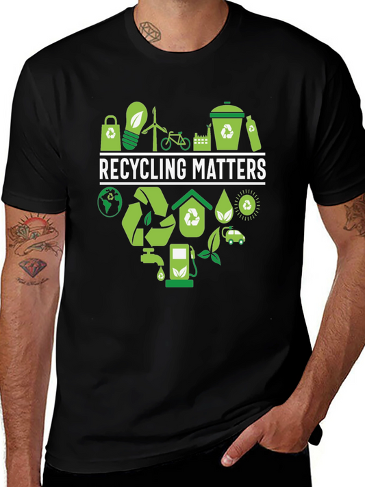 Recycling Matters Graphic Tee - Eco-Friendly Design