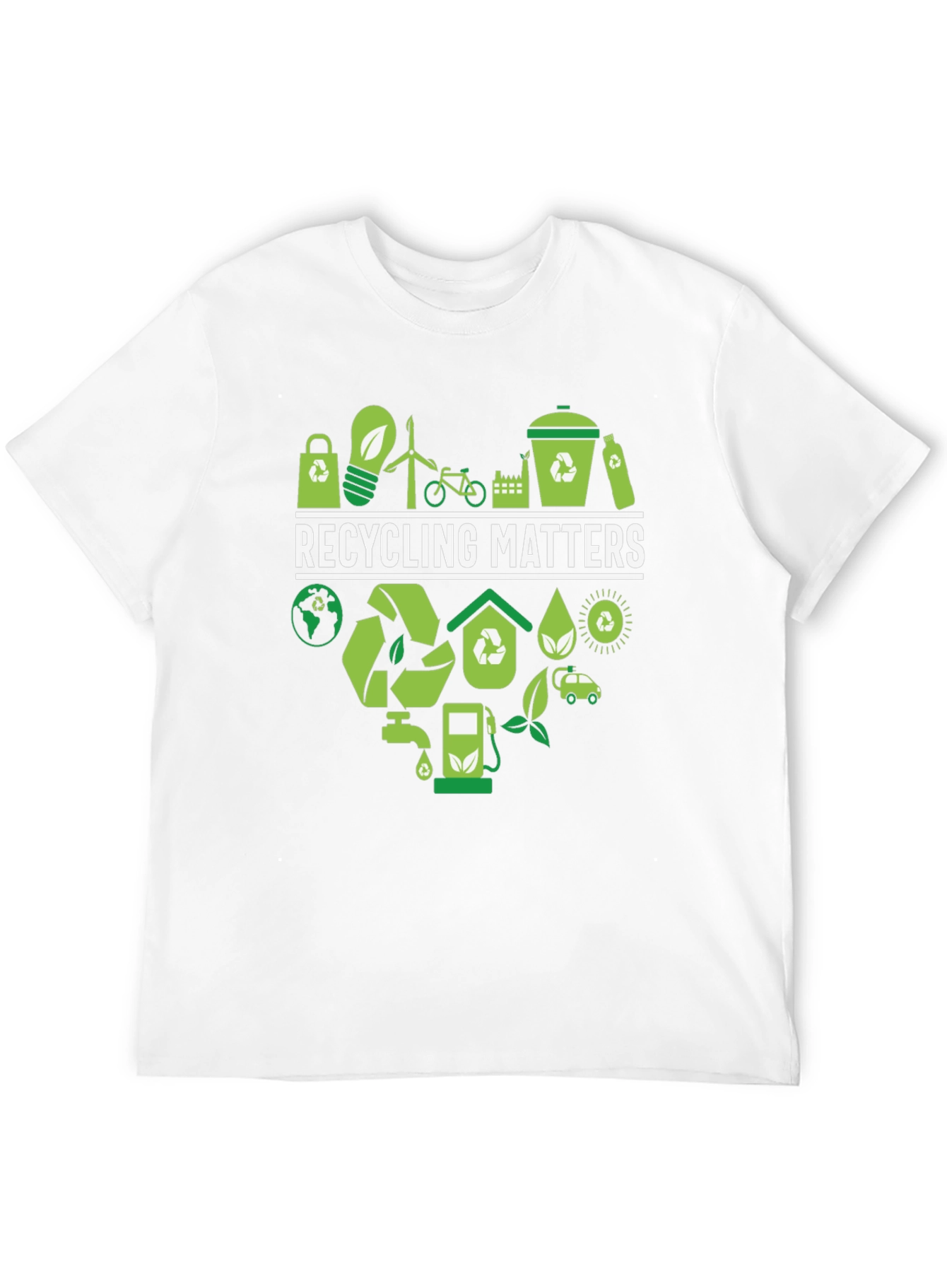 Recycling Matters Graphic Tee - Eco-Friendly Design