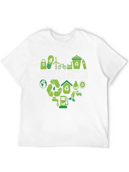 Recycling Matters Graphic Tee - Eco-Friendly Design