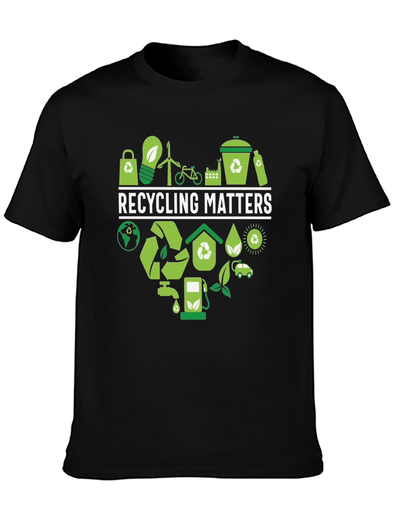 Recycling Matters Graphic Tee - Eco-Friendly Design