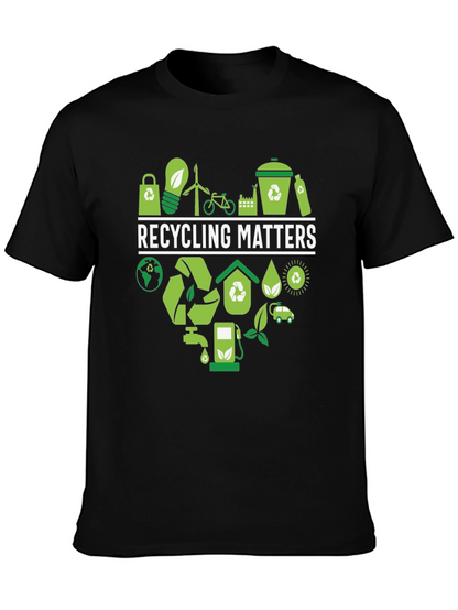 Recycling Matters Graphic Tee - Eco-Friendly Design