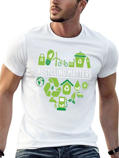 Recycling Matters Graphic Tee - Eco-Friendly Design