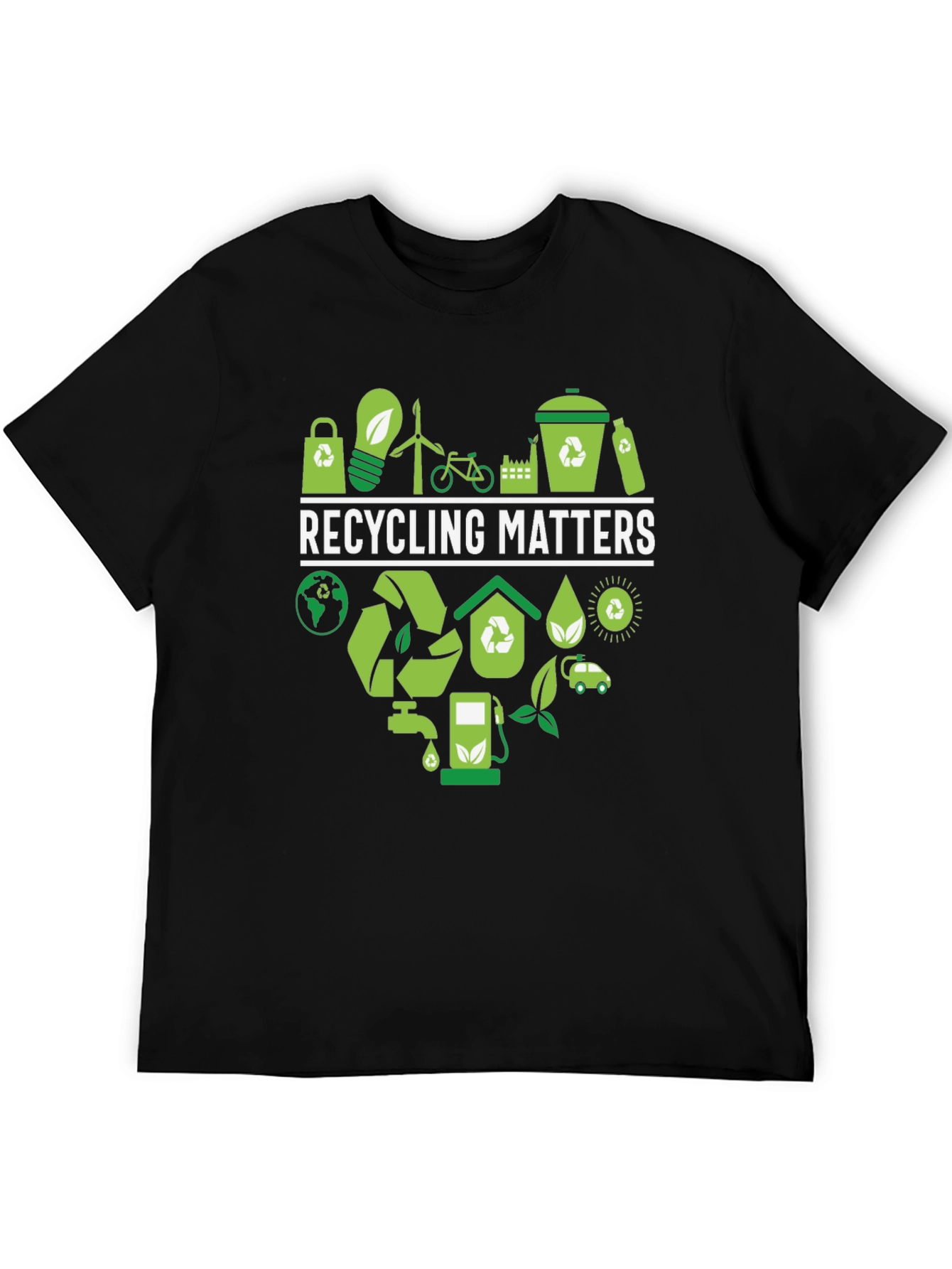 Recycling Matters Graphic Tee - Eco-Friendly Design