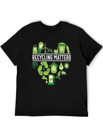 Recycling Matters Graphic Tee - Eco-Friendly Design