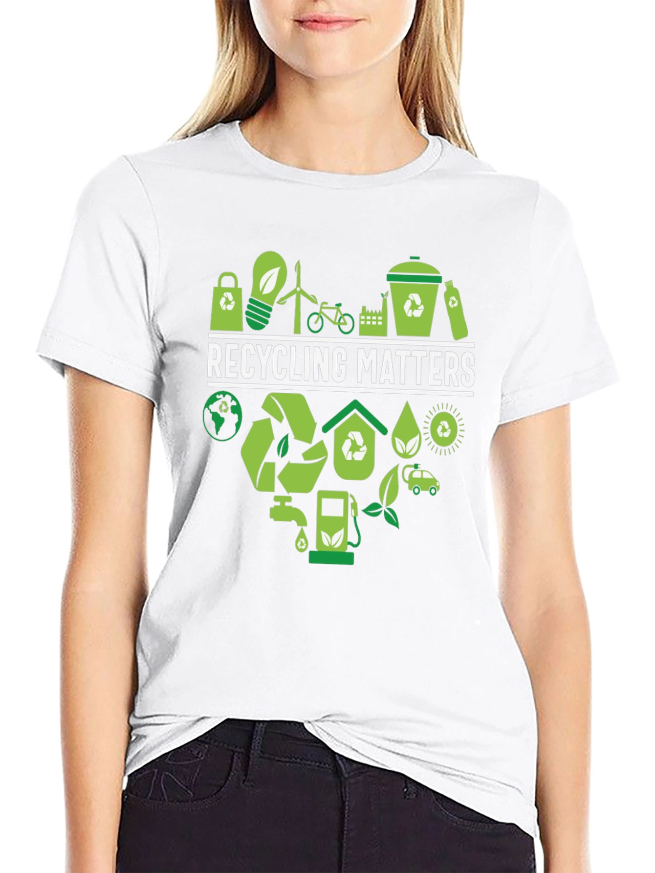 Recycling Matters Graphic Tee - Eco-Friendly Design