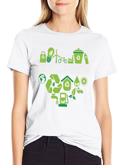 Recycling Matters Graphic Tee - Eco-Friendly Design