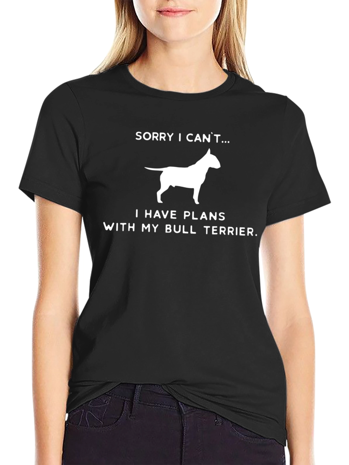 Bull Terrier Plans T-Shirt - Funny Dog Lover Tee