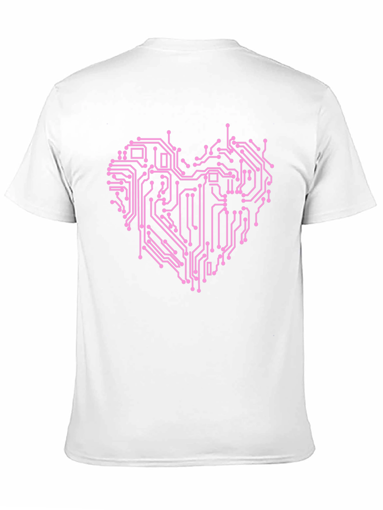 Circuit Board Heart Graphic T-Shirt