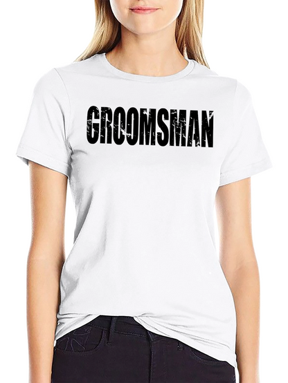 Groomsman Crew Neck T-Shirt