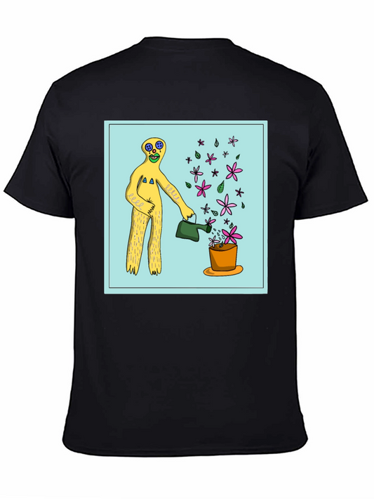 Surreal Gardener Graphic T-Shirt - Black