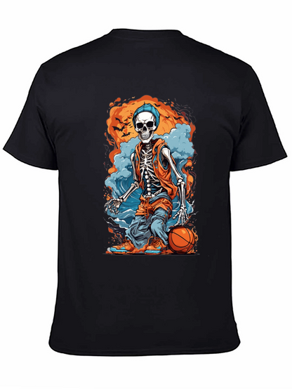 Skeleton Basketball Graphic Tee