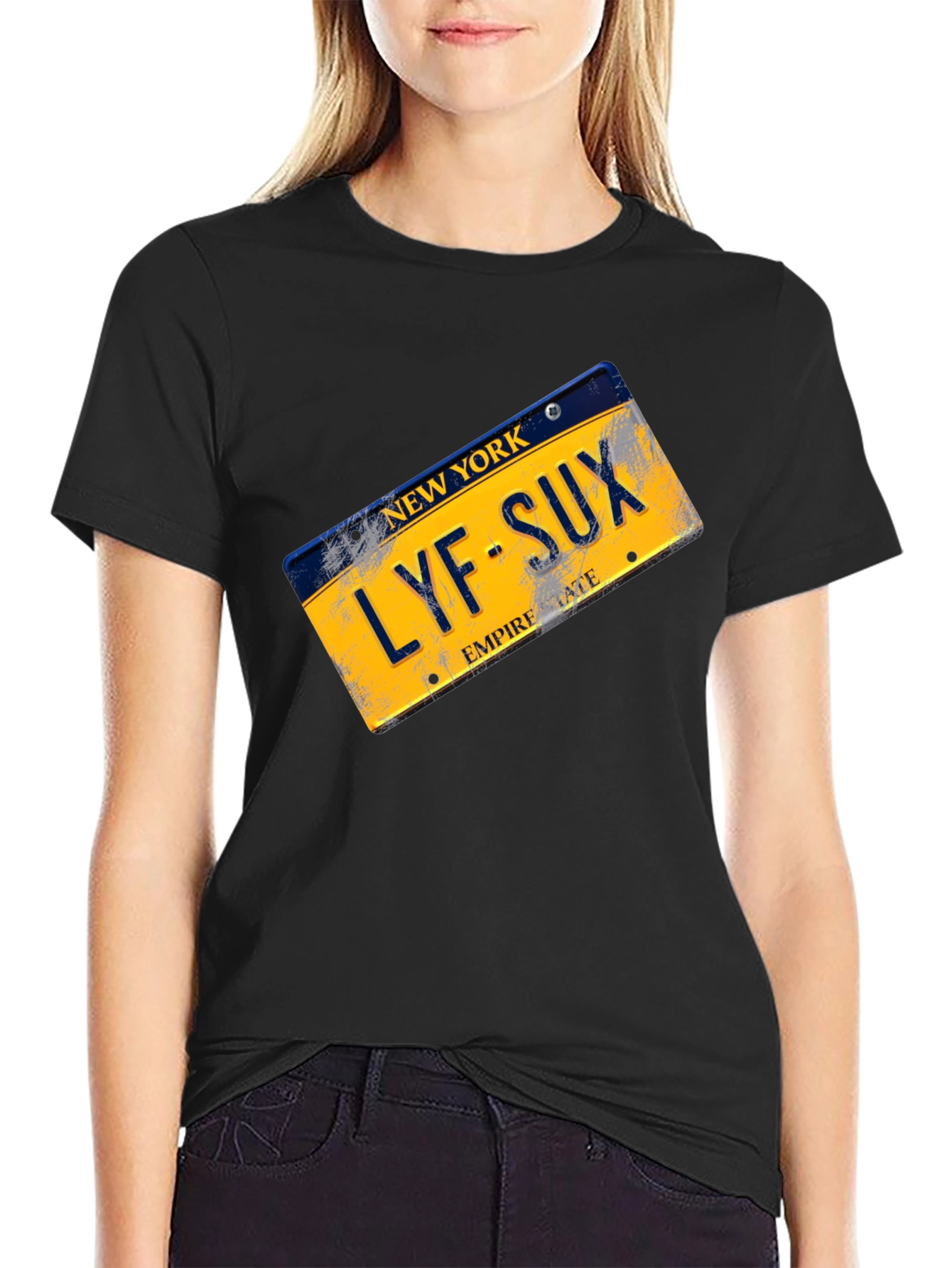 New York LYF-SUX Graphic T-Shirt