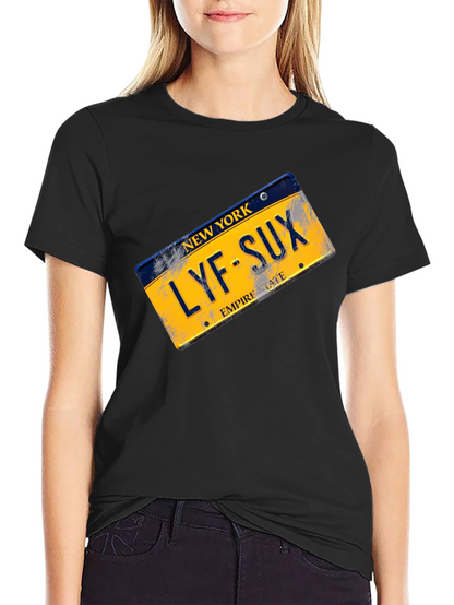 New York LYF-SUX Graphic T-Shirt