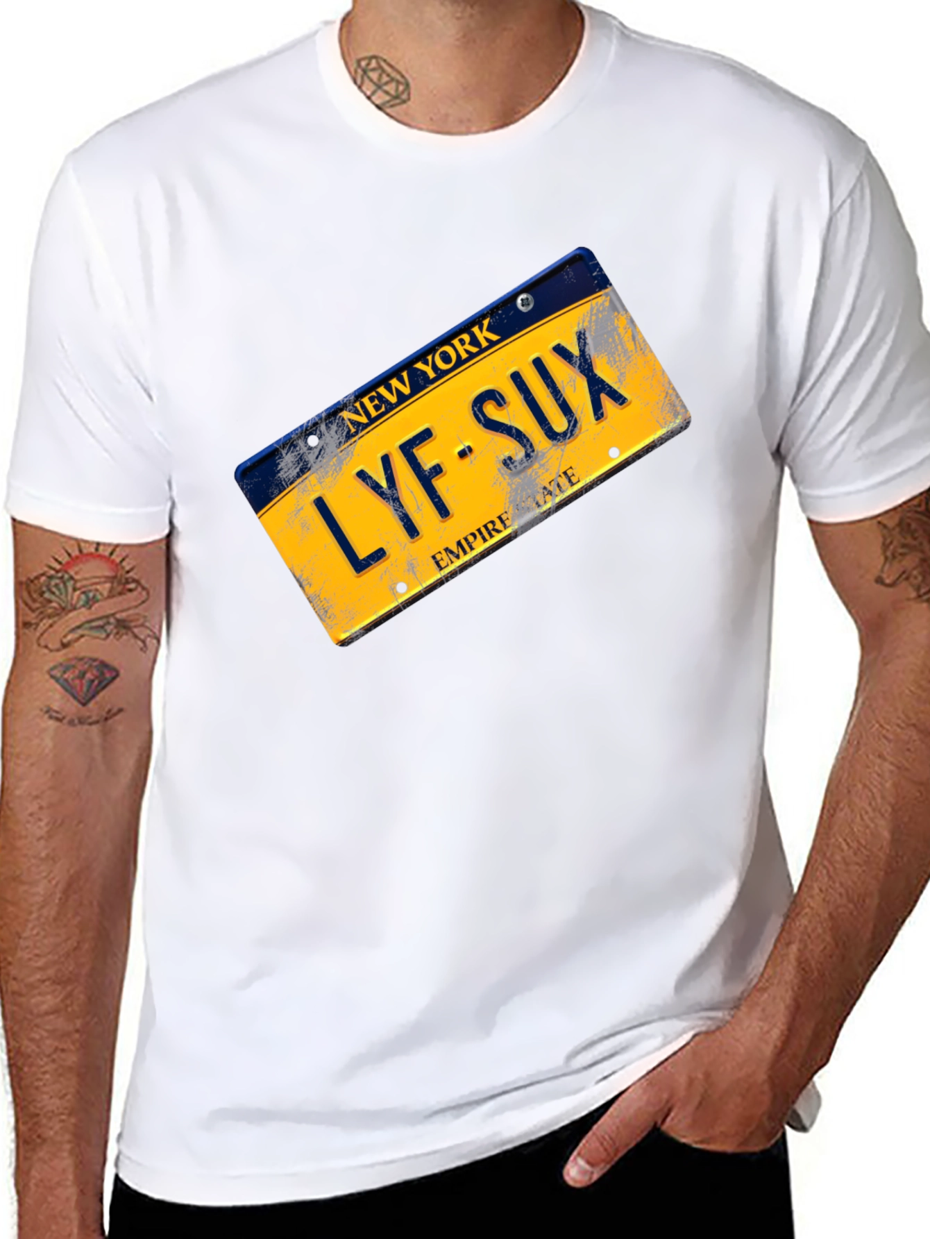 New York LYF-SUX Graphic T-Shirt
