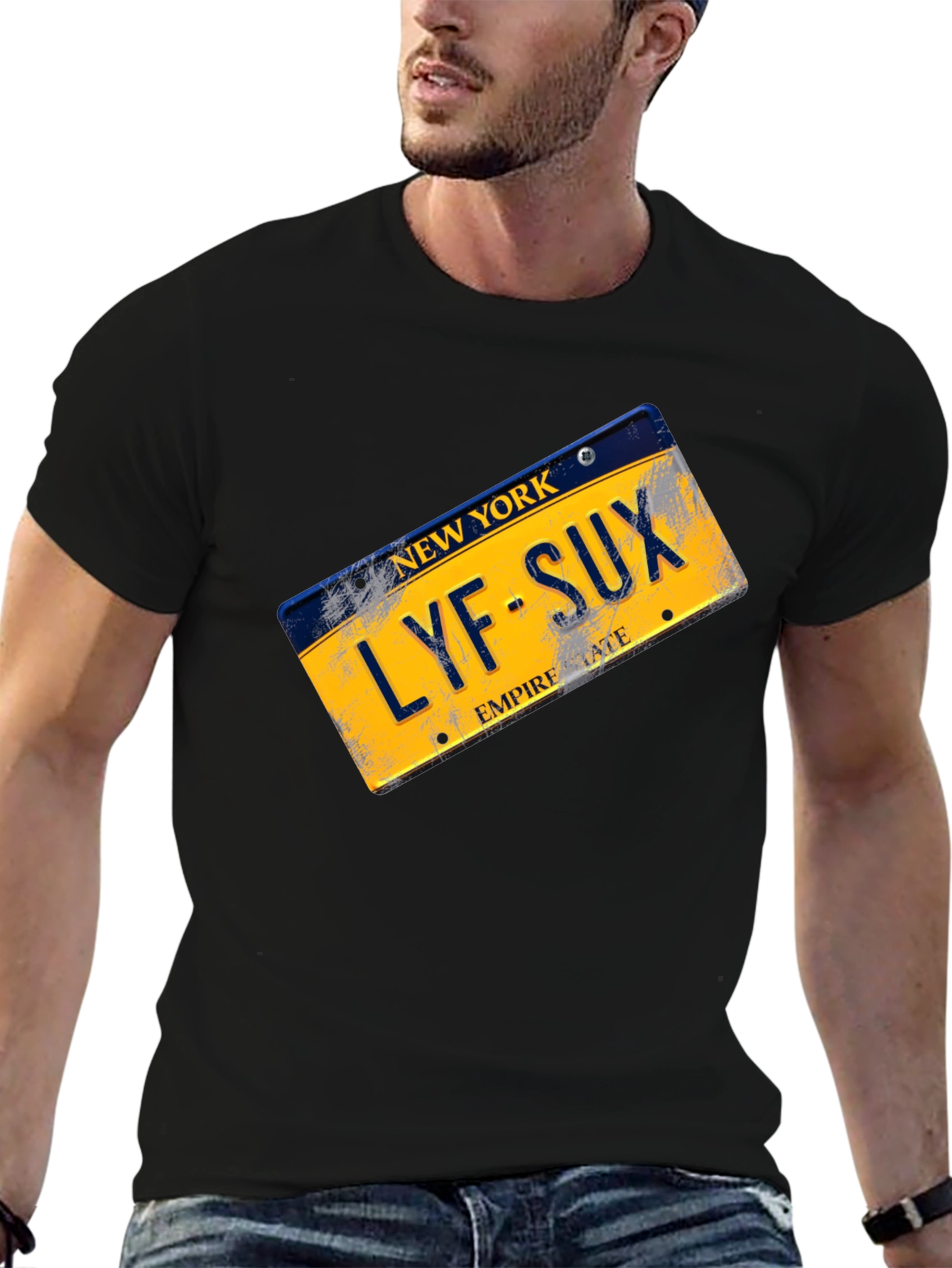 New York LYF-SUX Graphic T-Shirt