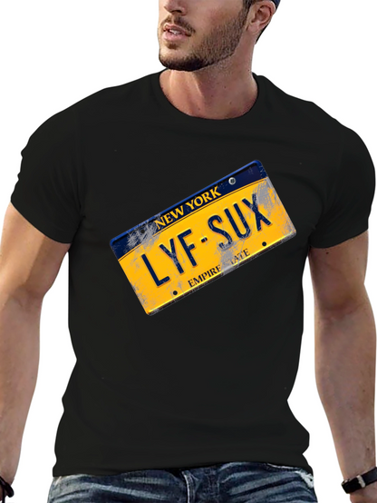 New York LYF-SUX Graphic T-Shirt