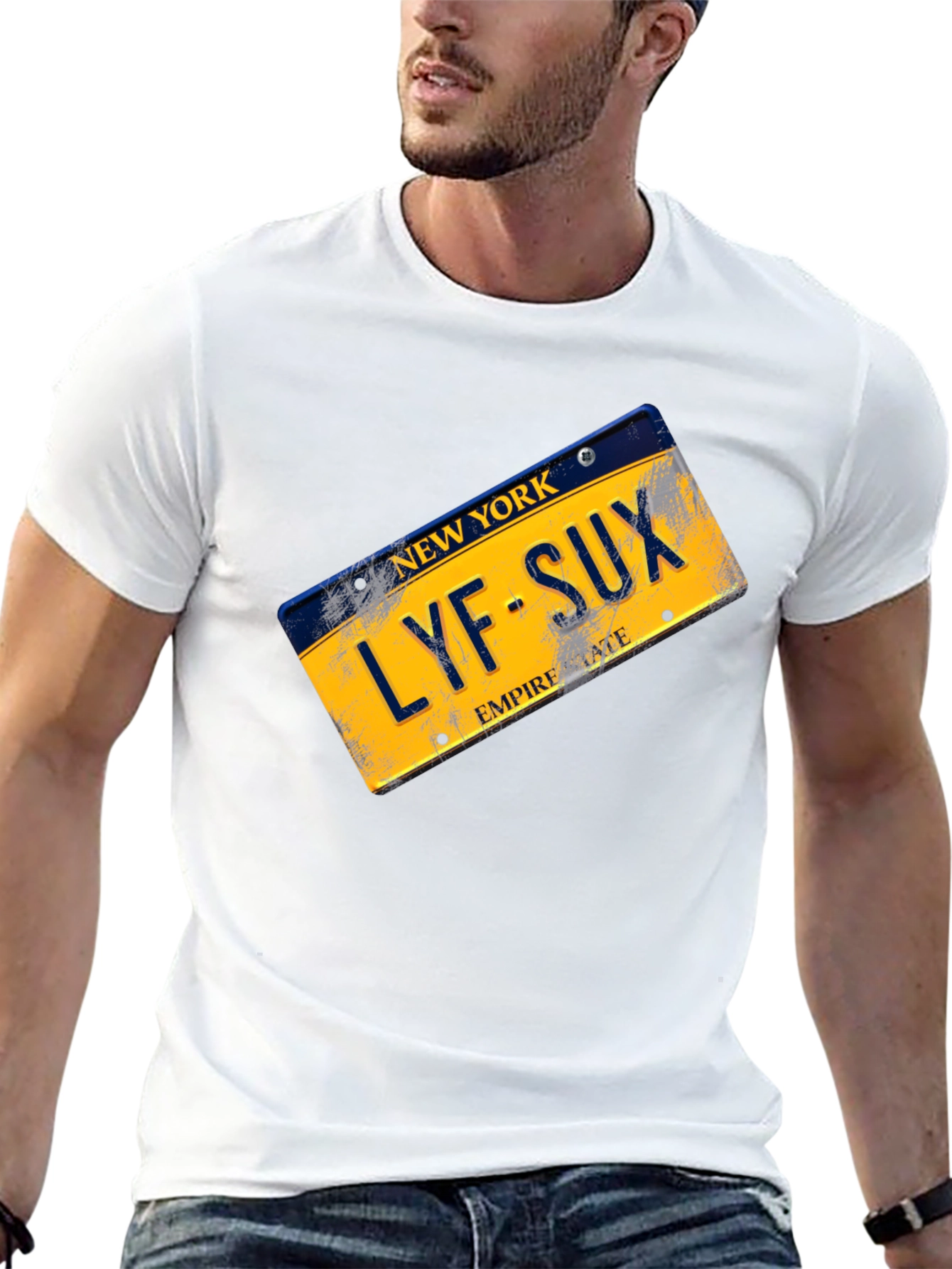 New York LYF-SUX Graphic T-Shirt