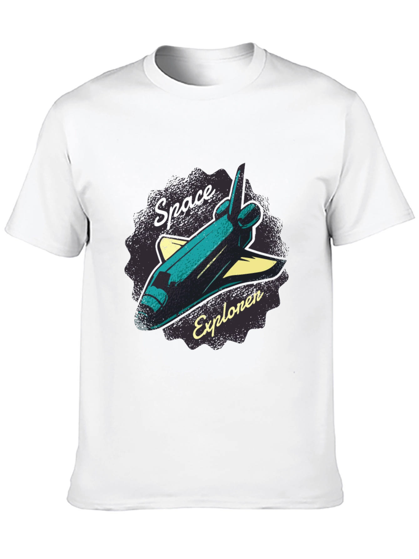Space Explorer Graphic T-Shirt - Black