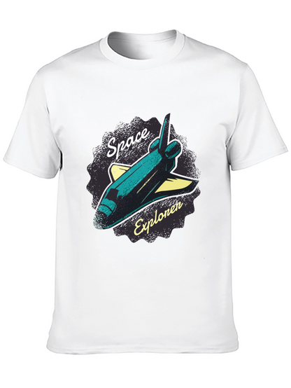 Space Explorer Graphic T-Shirt - Black