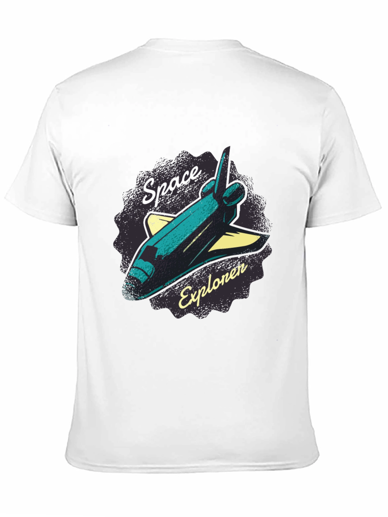 Space Explorer Graphic T-Shirt - Black