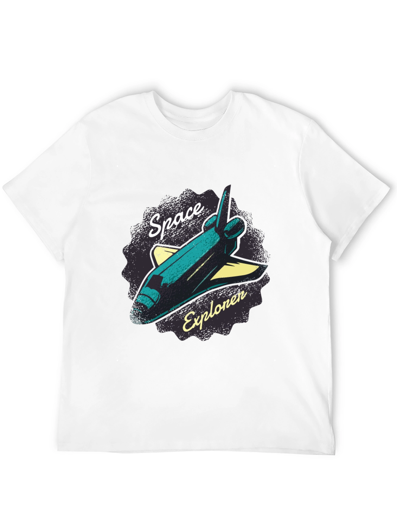 Space Explorer Graphic T-Shirt - Black