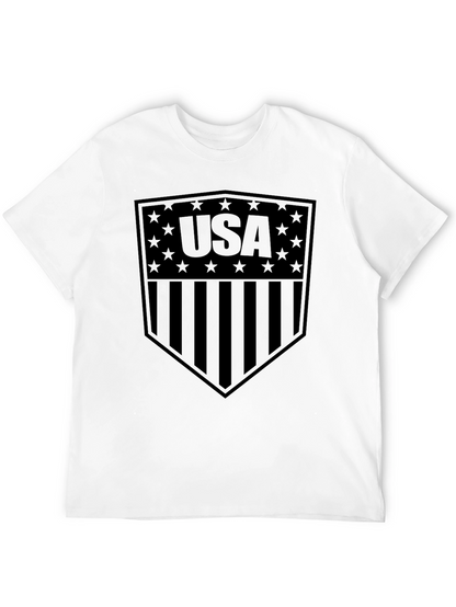 USA Shield Graphic T-Shirt - Patriotic American Pride