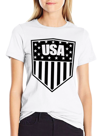 USA Shield Graphic T-Shirt - Patriotic American Pride