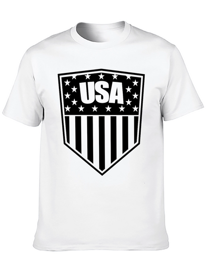 USA Shield Graphic T-Shirt - Patriotic American Pride