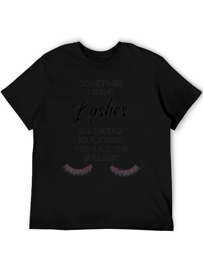 Funny Lashes Graphic Novelty Tee