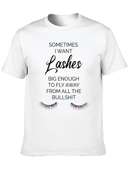 Funny Lashes Graphic Novelty Tee