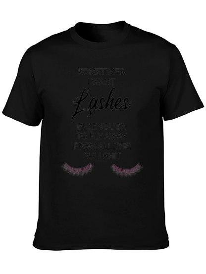 Funny Lashes Graphic Novelty Tee