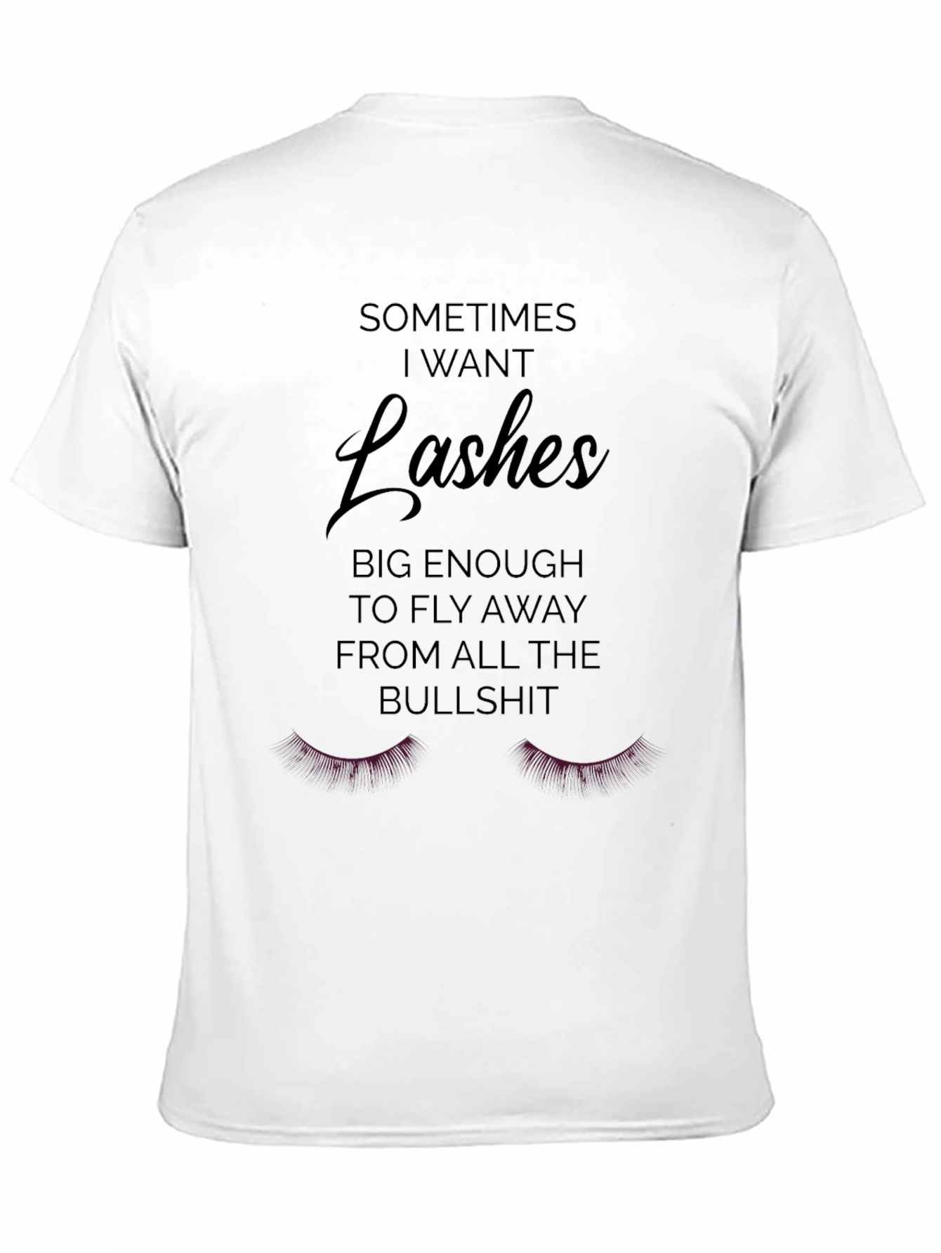Funny Lashes Graphic Novelty Tee