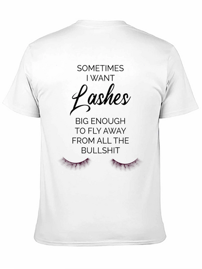 Funny Lashes Graphic Novelty Tee