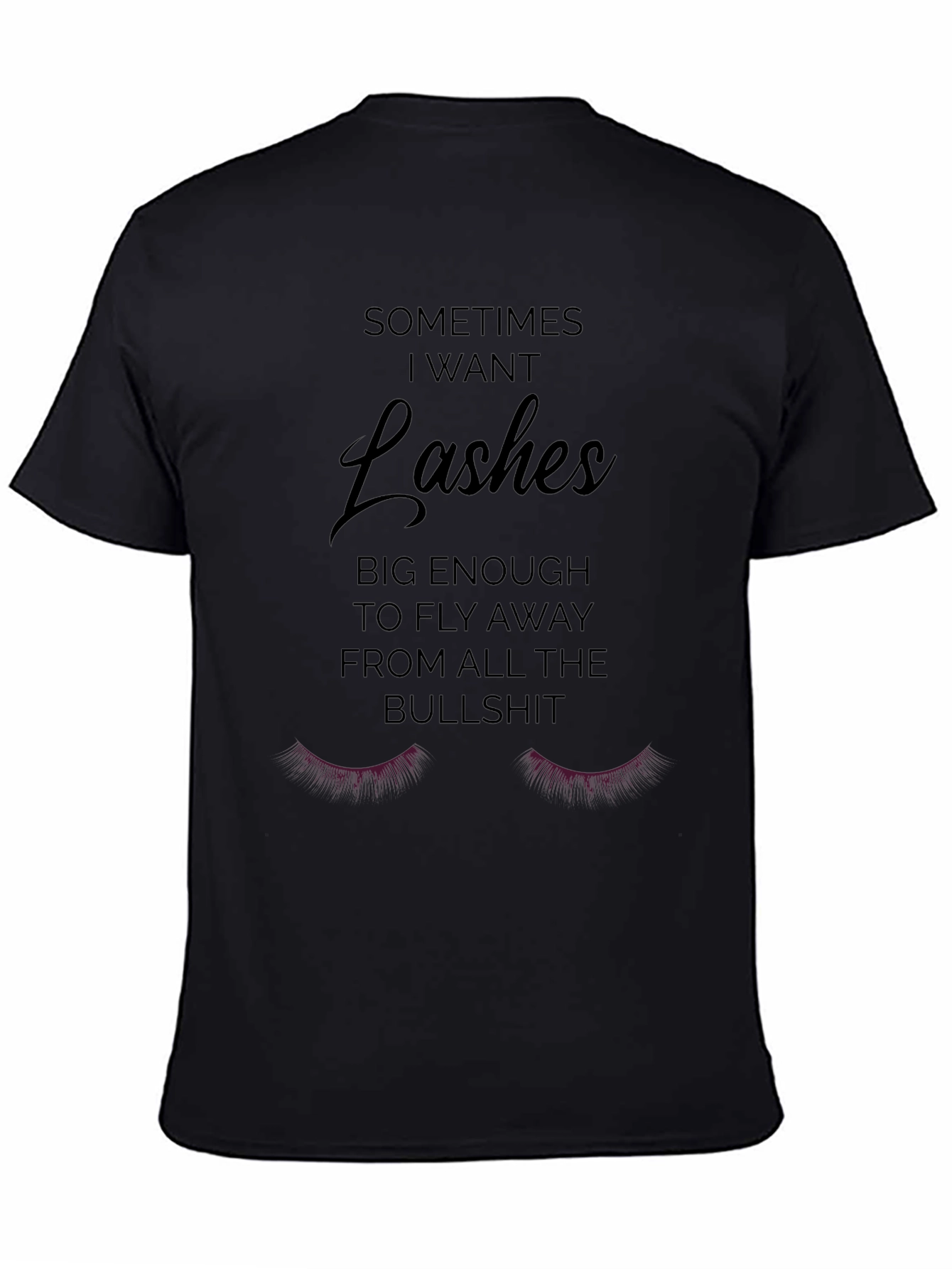 Funny Lashes Graphic Novelty Tee