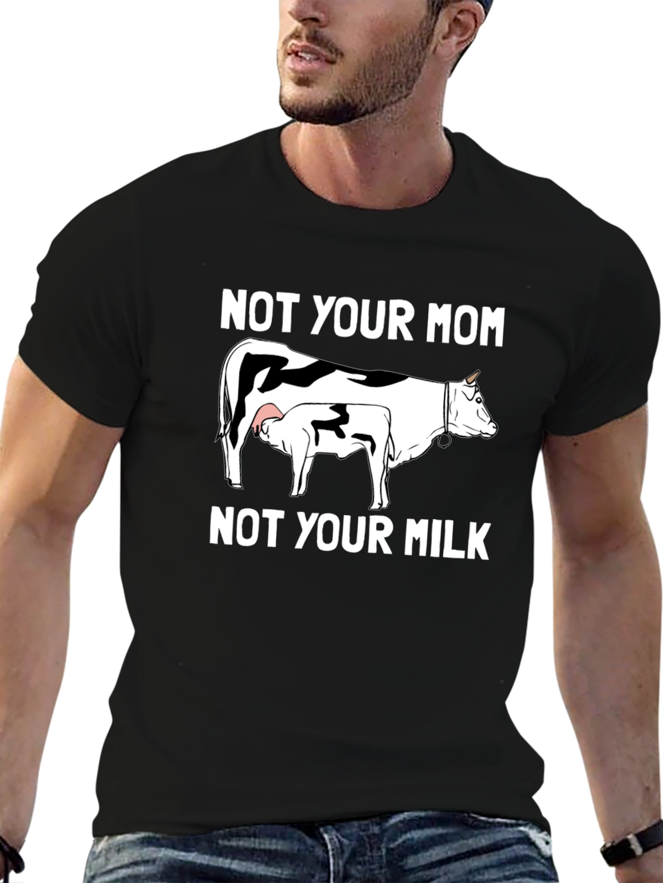 Not Your Mom Not Your Milk Graphic Tee