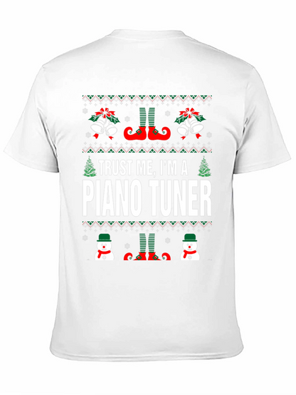 Trust Me Im A Piano Tuner Christmas T-Shirt