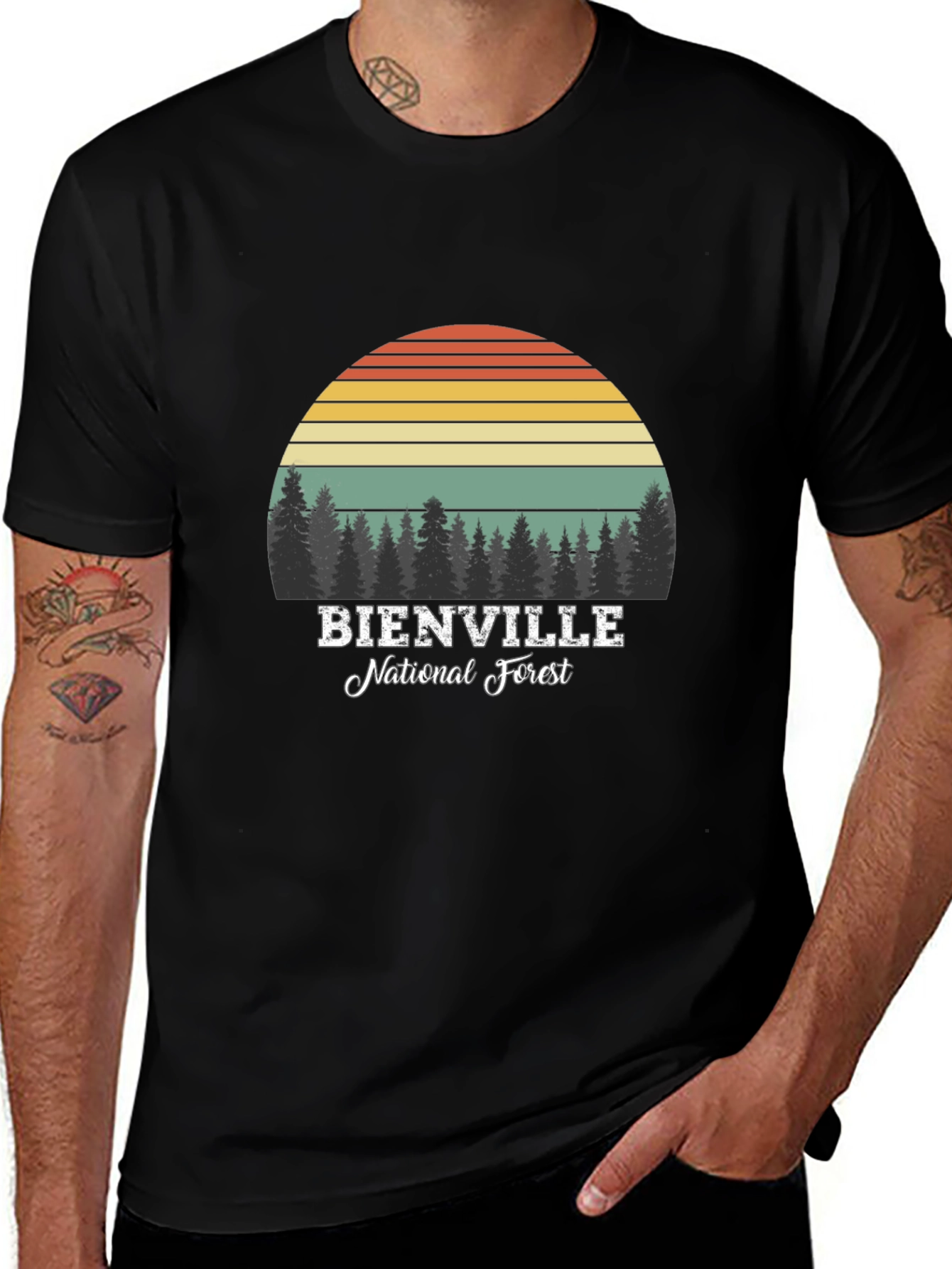 Bienville National Forest Sunset T-Shirt