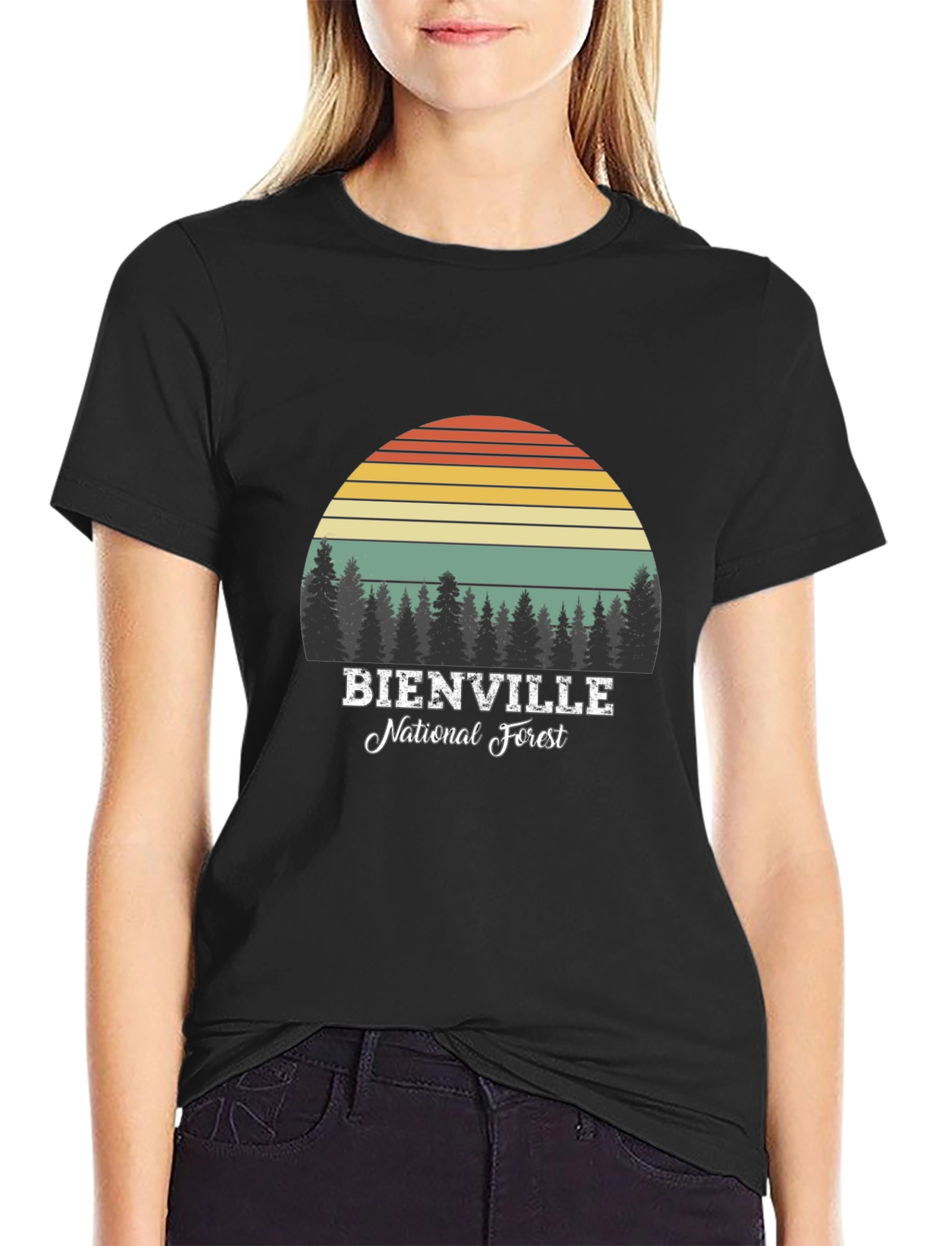 Bienville National Forest Sunset T-Shirt