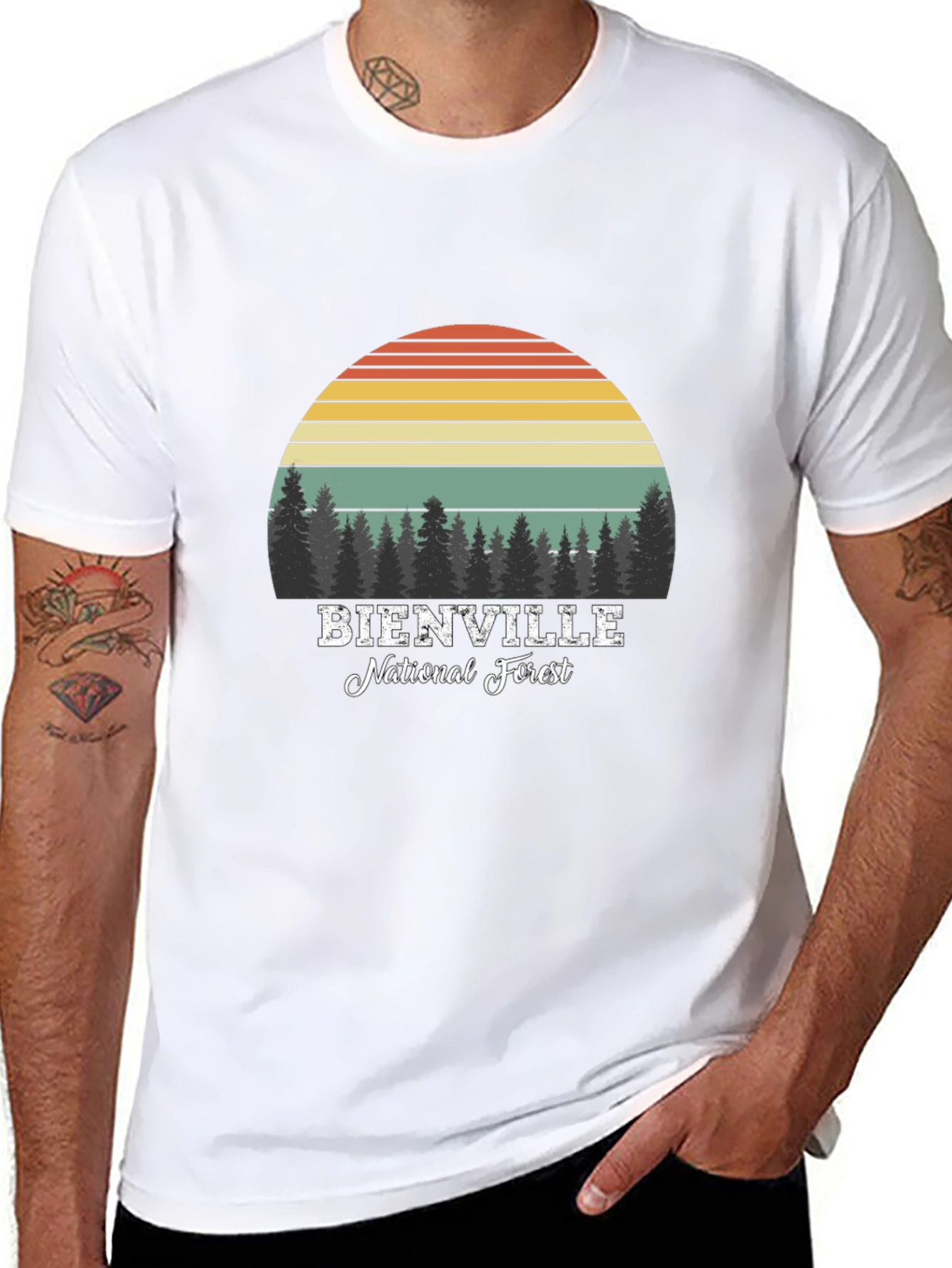 Bienville National Forest Sunset T-Shirt