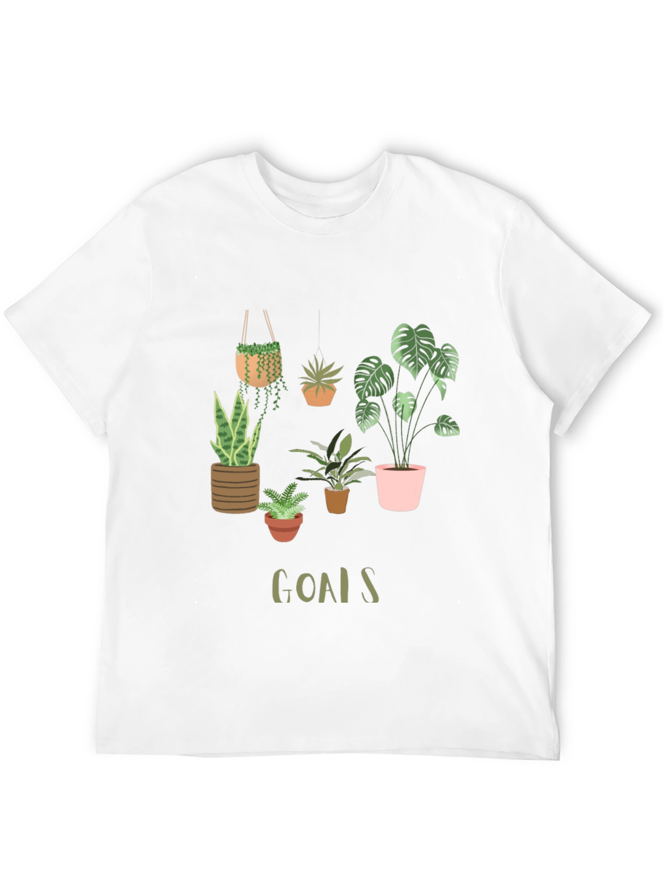 Plant Goals Graphic Tee - Unisex Black T-Shirt